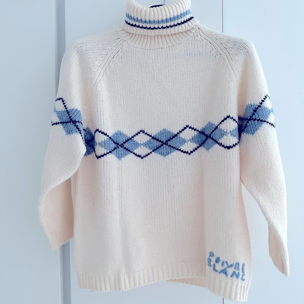 French fancy wool winter sweater